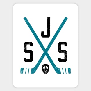 SJS Retro Sticks - White Sticker